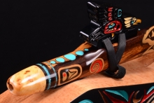 Ironwood (desert) Native American Flute, Minor, Mid A-4, #F44K (7)